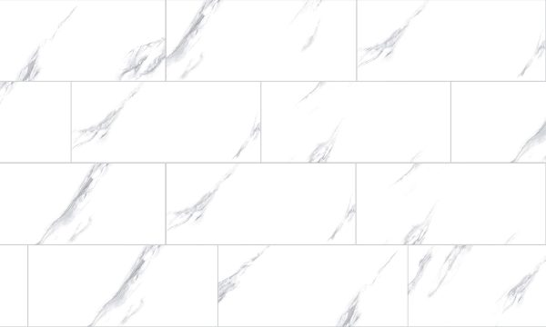 Fuzion Vinyl Tiles Dynamix XL Tile Moon Glow Click Lock 12" x 24"|8.3mm Thickness