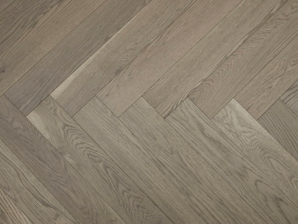 Vidar Hardwood Plank American Oak Herringbone Character Collection Toffee Crunch 5" x 3/4" x 30" |18 mm Thickness